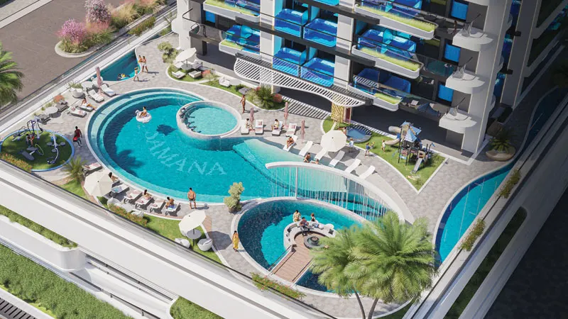 Samana Manhattan at JVC, Dubai - Apartments with Pool